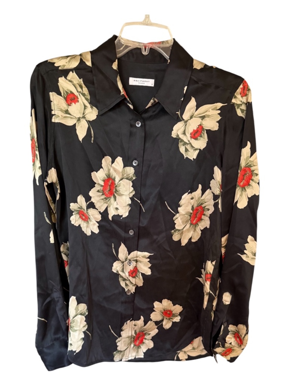 Equipment Leema Floral Print Shirt | Small